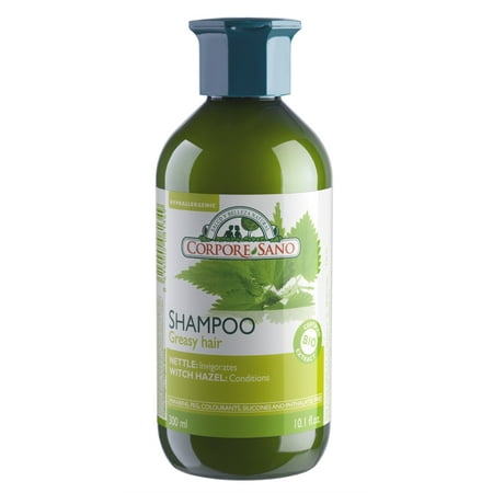 CORPORE SANO GREASY HAIR SHAMPOO-NETTLE, WITCH HEZEL & LIME-HYPOALLERGENIC-CERTIFIED (Best Certified Organic Shampoo)