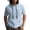Mens Shirts Light Blue, variant on Men's Hoodie Pullover Solid Color Drawstring Short Sleeve Outdoor Sports Hiking Top with Pocket Father's Gift