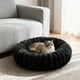 thumbnail image 2 of Camas de peluche con forma de donut para perros pequeños, camas redondas para dormir, sofás cama para perros y gatos, cómodas almohadas cálidas, camas cueva de 40 cm, camas lavables de felpa suave co, 2 of 6