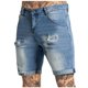 thumbnail image 5 of Mens Deporte Pantalones Cortos con Bolsillos, Moda Casual Cintura Sólida Jeans Rectos Mitad para Al Aire Libre Y Diario, 5 of 6