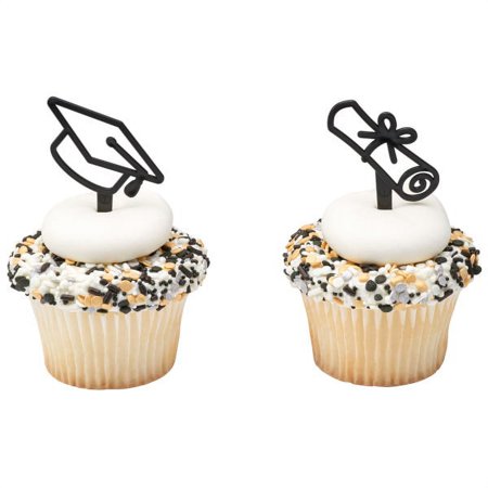 Cake Decoration DecoPics - Graduation Icons (12 pieces)
