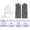 thumbnail image 3 of Relieve Hand Discomfort with 1pair Fingerless Compression Gloves,grey, 3 of 7