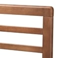 thumbnail image 5 of Allora Mid-Century Wood Full Size Platform Bed in Walnut Brown, 5 of 9