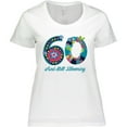 thumbnail image 3 of Inktastic Blooming 60th Birthday Women's Plus Size T-Shirt, 3 of 5