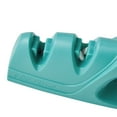 The Pioneer Woman Timeless 2 Stage Knife Sharpener, 0.46lbs, Teal