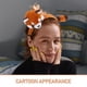 thumbnail image 2 of Linda diadema de mapache de felpa, diadema con orejas de oso, diadema esponjosa, tocados de animales para celebraciones de fiestas, disfraces de cosplay, maquillaje, lavado de cara, 2 of 6