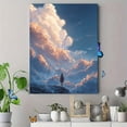 thumbnail image 4 of Qisvanset Dreamy Sky Inspirational Canvas Wall Art 15.75x11.81 Inches, 4 of 8