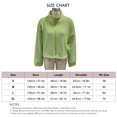 thumbnail image 2 of Chaqueta polar informal con cremallera, chaqueta polar suave para mujer Chaqueta polar suave con cremallera completa para mujer Chaqueta polar con cremallera para mujer Respuesta rápida, 2 of 2