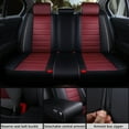 thumbnail image 6 of OTOEZ Car Seat Cover 5 Sesats Set Waterproof PU Leather Universal Fit Car SUV Truck Sedan, 6 of 8