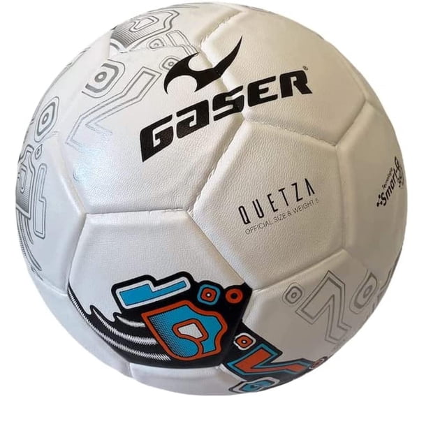 Balón de Fútbol Soccer Gaser Blanco Laminado Medidas Oficial No.5 Quetza
