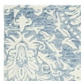 thumbnail image 5 of SAFAVIEH Blossom Kestrel Damask Wool Area Rug, Blue/Ivory, 5' x 8', 5 of 7