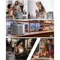 thumbnail image 2 of Spaco Portable Countertop Ice Maker Machine with Scoop-Silver, Ice Maker Countertop Machine, Electric Ice Maker and Compact Portable Ice Maker, Perfect for Home/Kitchen/Office, 2 of 9