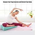 thumbnail image 3 of Costway Coussin Traversin de Yoga Coussin de Méditation avec Housse Lavable et Poignée de Transport Vert, 3 of 10