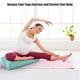 Costway Yoga Coussin de Méditation Coussin W / Couverture Lavable et Poignée de Transport Vert – image 3 sur 10