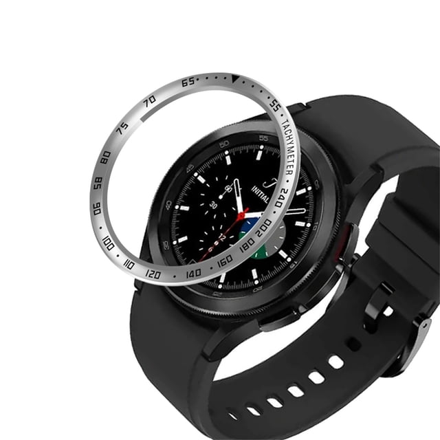 Montre Galaxy Watch4 42mm Métal Lunette Résistante aux Rayures Acier Inoxydable