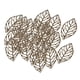thumbnail image 2 of 30 piezas de dijes de fianza con forma de hoja ahuecada para pendientes, accesorios de manualidades DIY bronce, 2 of 9
