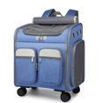 thumbnail image 4 of Backpack Large Space Mute Universal Wheel Cat Bag Folding Draw-bar Pet Bag, 4 of 5