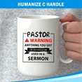 thumbnail image 6 of Mycheny Pastor Warning Coffee Mug (15 oz) - Funny Mug for Pastor, Appreciation Gift for Men and Women, Best Pastor Mug, Christian Gifts, Thanksgiving for Pastor, Pastor Appreciation, 6 of 7