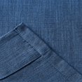 thumbnail image 5 of TWOPAGES Linen Curtain 96 inches Long Pravicy Protecting, 1 Panel, Navy Blue, Liz Collection, 5 of 5