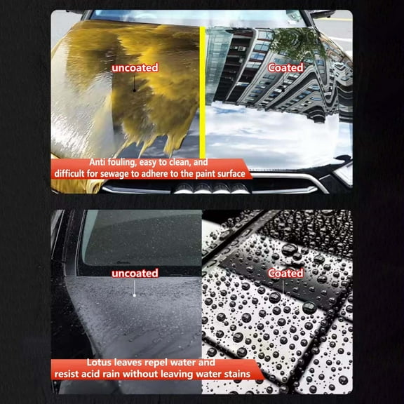 HBYJLZYG Car Accessories Automotive Refurbishment Coating Agent Liquid Spray Crystal Authentic Car Wax Car Paint Degree Crystal Plating Spray Waxing Special 500Ml