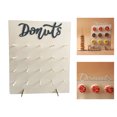 thumbnail image 3 of Toystoory Donut Stand Donut Wood Display Holder Fiesta de cumpleaños Estrella Rectángulo 45x38cm, 3 of 6
