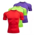 thumbnail image 5 of Paquete De 3 Camisas De Compresión Seca De Manga Corta For A, 5 of 5