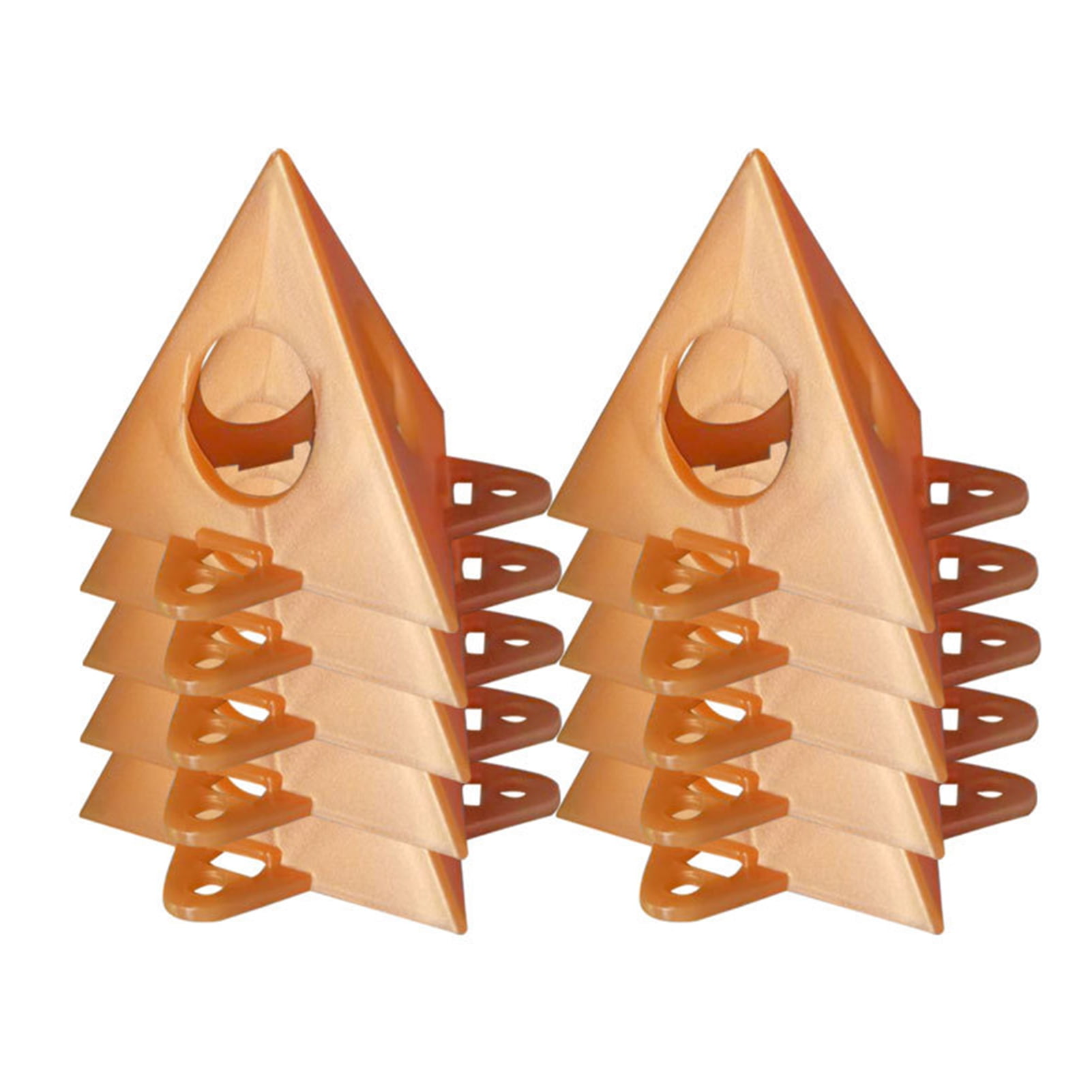 Kripyery 10Pcs Stable Big Load Bearing Pyramid Stands ABS Engineering