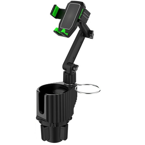 Pavodes Car Cup Holder Phone Mount Shelf Auto Universal Cell Phone Stand With Drink Cup Holder