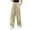Beige C, variant on Girls Lace Waist Patchwork Wide Leg Pants Bow Drawstring Loose Flowy Trousers with Sweet Floral Dot Print Casual Lounge Bottoms