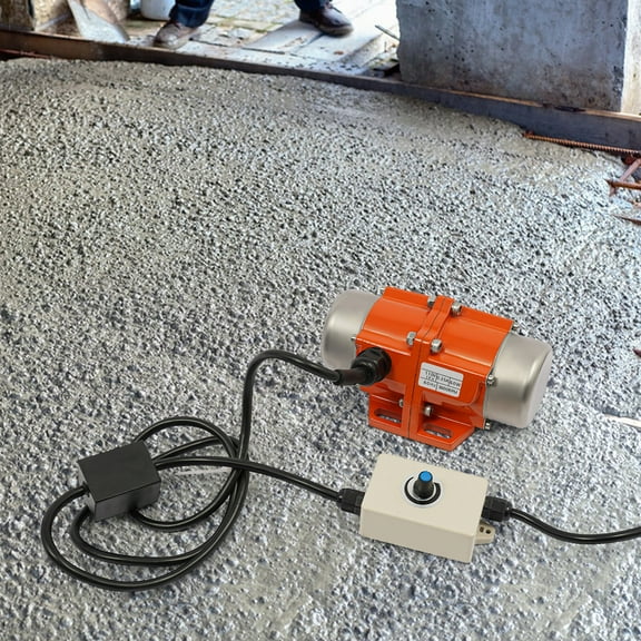 60W 3600rpm Concrete Vibrator Vibration Motor, Aluminum Alloy Case Vibrating Motor with Speed Controller for Shaker Table
