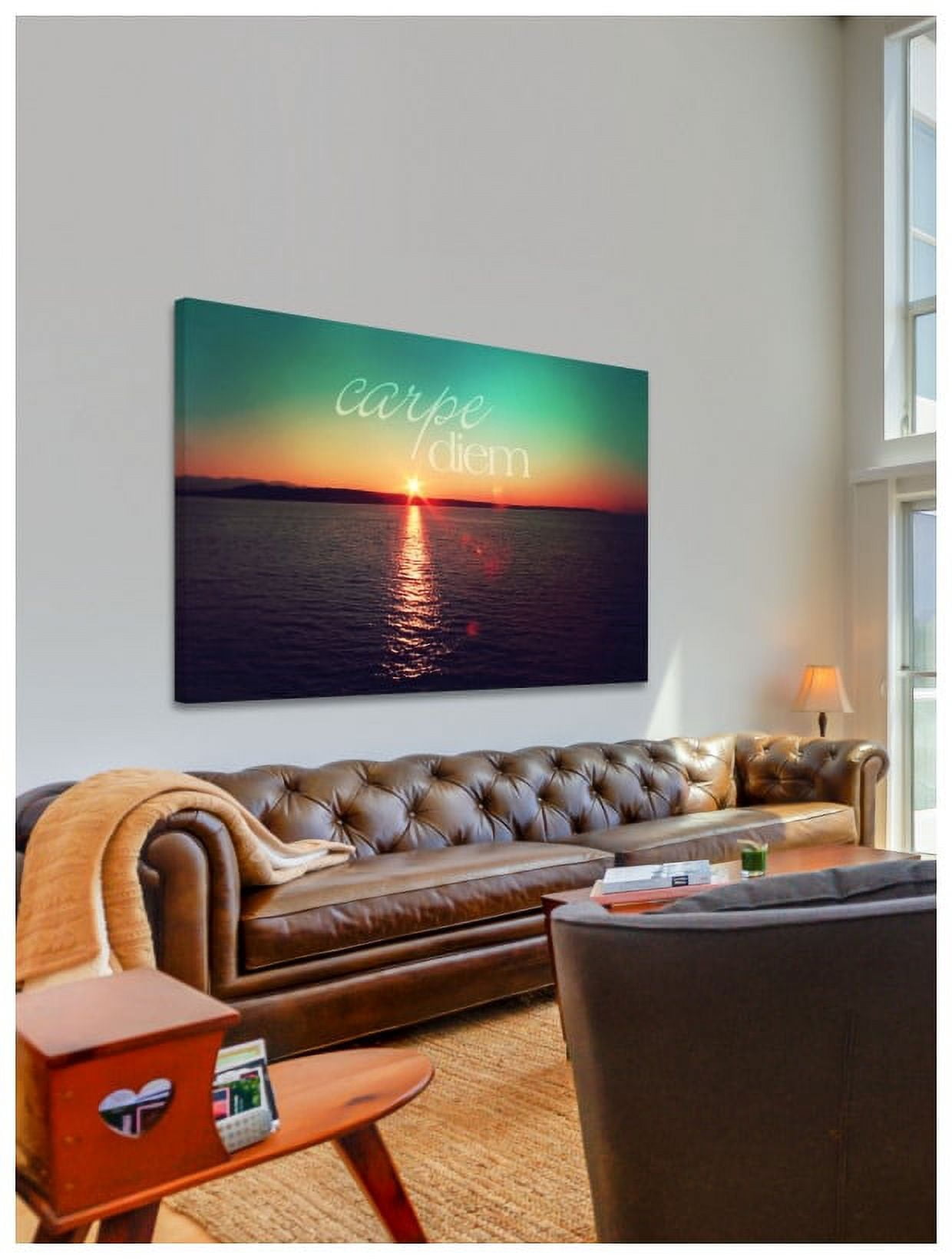 "Carpe Diem" Painting Print on Wrapped Canvas