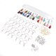 thumbnail image 5 of Kit de 200 llaveros de acrílico, 30 llaveros en blanco, 30 borlas para llavero, kit para hacer llaveros de acrílico DIY., 5 of 14