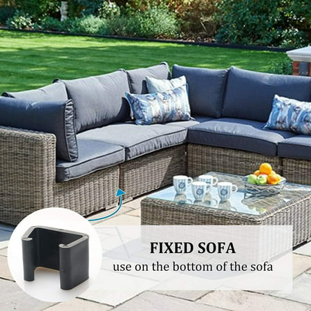 Patio Sectional Sofa Wicker Chair Clips, Outdoor Garden Furniture