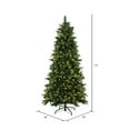 thumbnail image 3 of Vickerman 7.5' x 45" Southern Mixed Spruce Artificial Christmas Tree with Warm White LED Lights., 3 of 6
