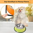 thumbnail image 4 of 3 Pcs Cat Bowls Non-Slip Stainless Steel Small Cat Food Bowls Unbreakable Thicken Cat Feeder Cat Dishes Suitable for Indoor Small Pets,, 4 of 6
