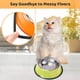 thumbnail image 4 of Cuencos para gatos para comida y agua, 3 piezas Rapsrk, antideslizantes, de acero inoxidable, pequeños cuencos para comida para gatos, cuencos para mascotas, platos apilables para cachorros y gatos, 4 of 6