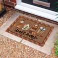 thumbnail image 3 of TIELUTT Cute Doormat Door Mat Welcome Doormat Funny Doormat Home Door Mat Halloween Rug Soft Plaid Throw Blanket Fall Colors Couch Throw Blanket H Lazy Blanket, 3 of 3