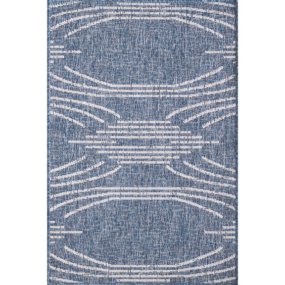 Kas Rugs Provo Geometric Ripple Indoor / Outdoor Area Rug