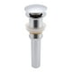 thumbnail image 5 of Desagüe emergente Ticfox Lavabo de baño de Latón 1/4' cromo plateado, 5 of 12