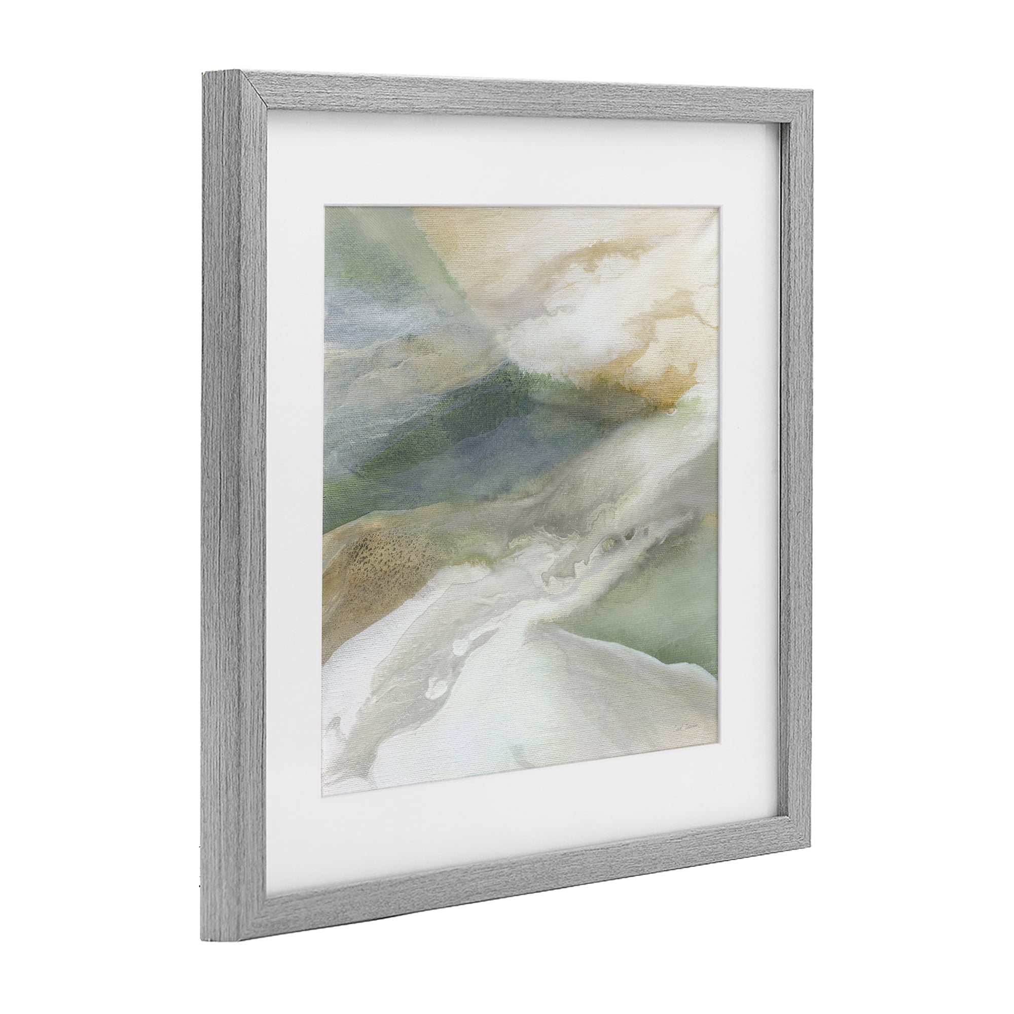 Stupell Industries Serene Mist Over Rolling Fields Gray Framed Print Under Glass, design by Carol Robinson