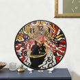 thumbnail image 4 of Yayeee Wall Clock Battery Operated 11.9" Silent Quartz Non-Ticking for Living Room Decor, Abstract Boat Ride, 4 of 8