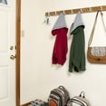 thumbnail image 5 of Kitchen Wall Mounted Bi-Metal Hook with Screw Cap (Silver) 10 Pieces, 5 of 5