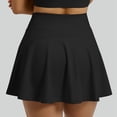 thumbnail image 2 of DHFJKG High Waisted Golf Skirts For Women Mini Pleated A-Line Tennis Casual Skort With Side Pockets Workout Gym Running Skirts, 2 of 5