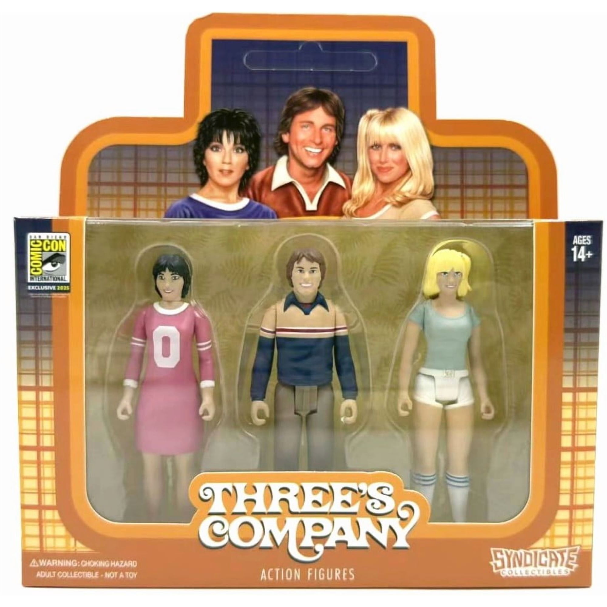 Retro Three's Company Action Figure Boxed Set
