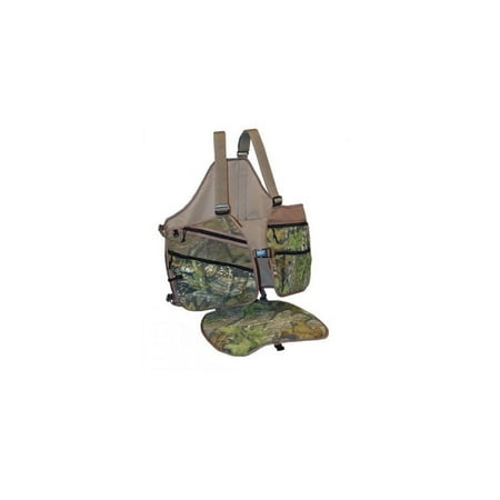 Teacup Harness Vest Camo - Beard Buster Fan Turkey Vest - Camo