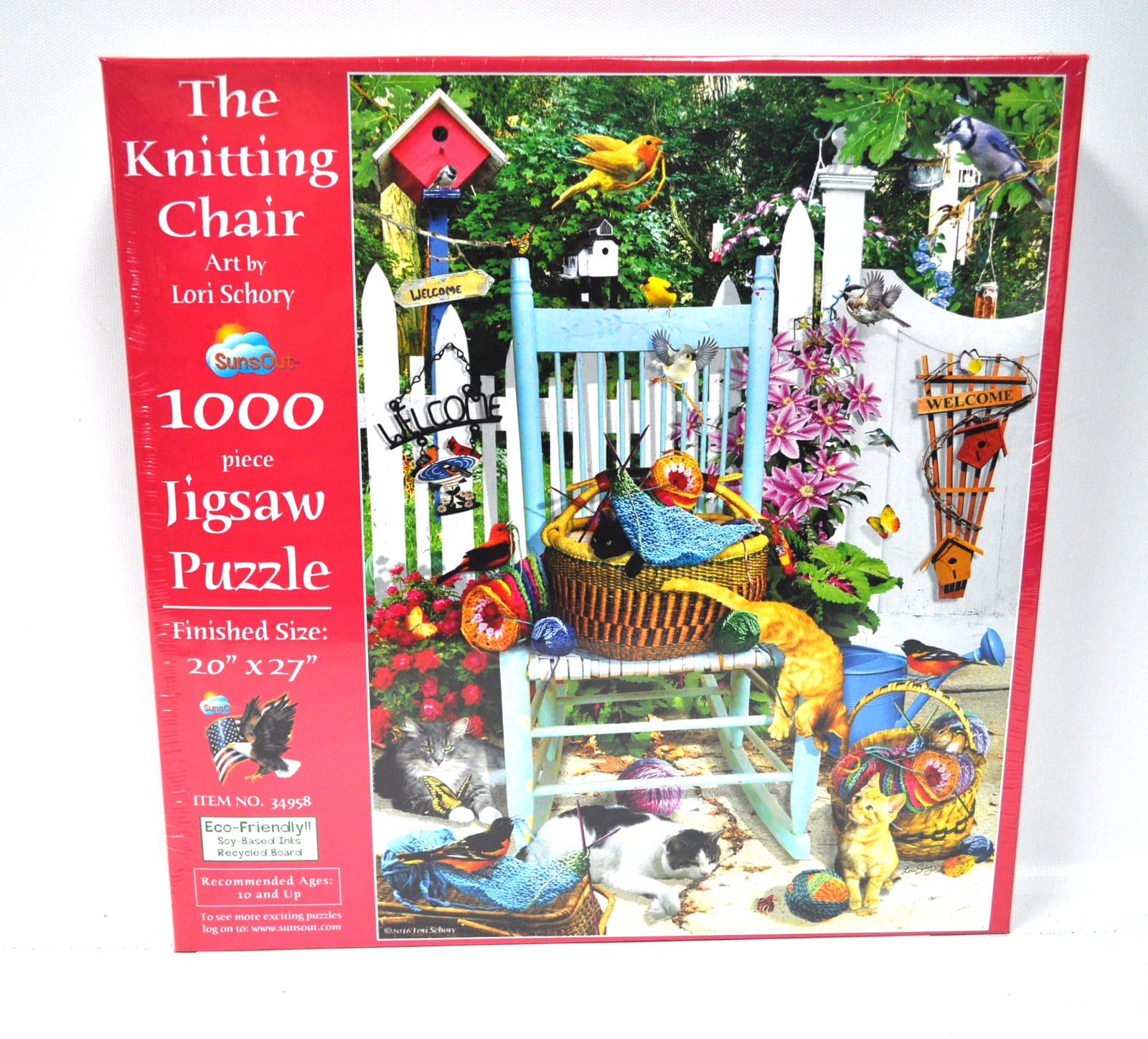 The Knitting Chair Jigsaw Puzzle 1000 Piece