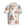thumbnail image 2 of Daiia Vintage Autumn Truck Hawaiian Shirt for Men Gentle Cotton Regular Short Sleeve Casual-X-Large, 2 of 9