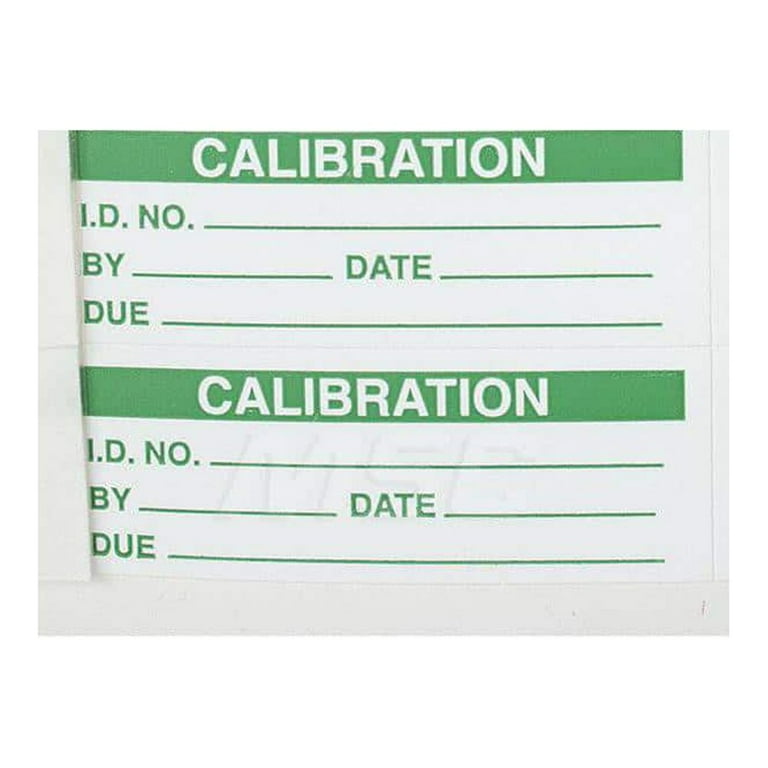 Achetez VSafety Ecrire - Etalonnage/Calibration Noir - Rouleau De 250 Autocollants - 51 X 25 Mm