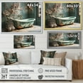 thumbnail image 4 of Designart "Art Deco in the Bathroom III" Bath & Laundry Floater Framed Wall Art Living Room, 4 of 7