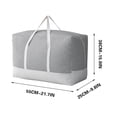 thumbnail image 3 of Thickened Coarse And Linen Clothing Quilt Storage Bag Quilt Bag Washable Storage Bag Soft Storage Box Moving Bag, 3 of 7